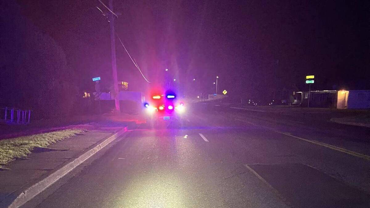 Kennewick police are searching for two young men who were seen running from a shooting near West Canal Drive and Arthur Street.