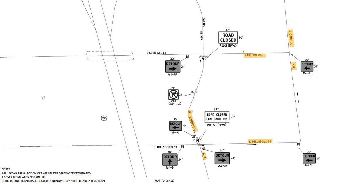 Pasco will work with WSDOT to implement a detour in the area where the roundabout will be built.