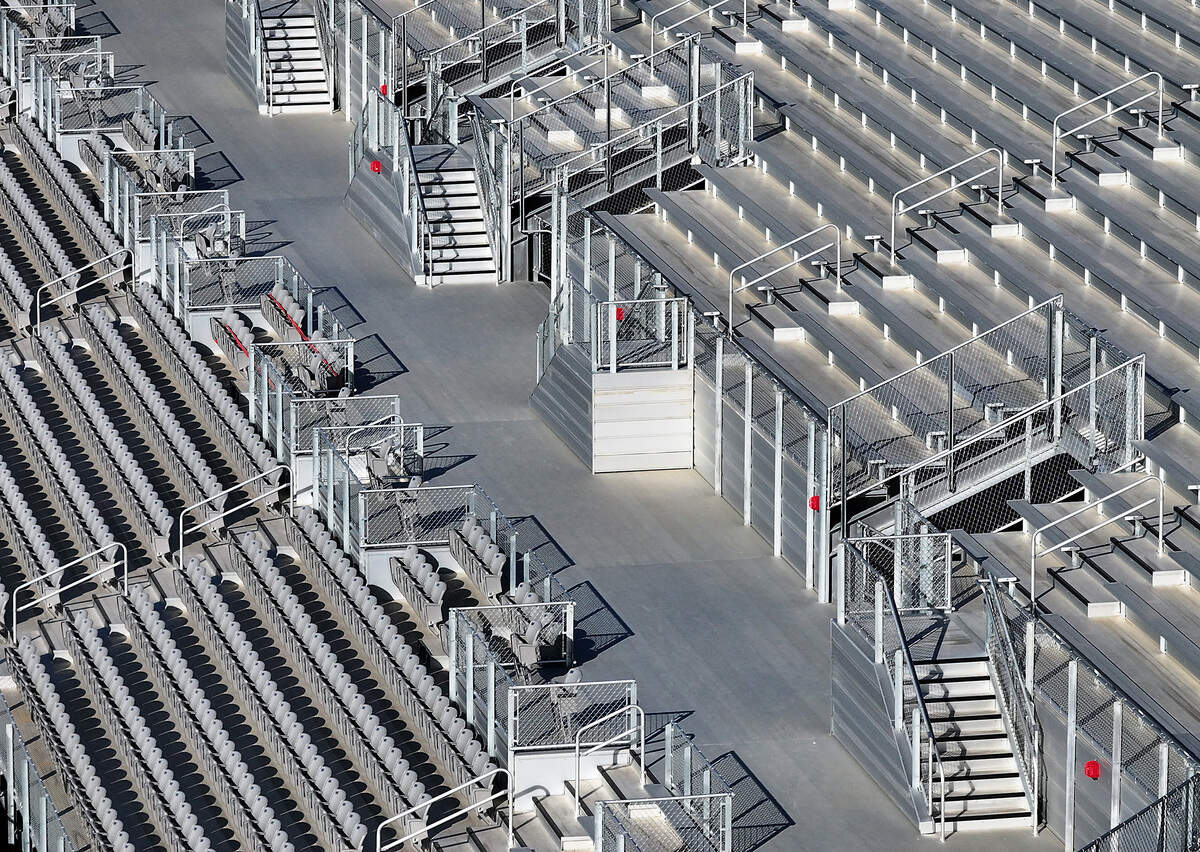 The new $12 million grandstands structure has been completed in the McDaniel rodeo arena at the Benton County Fairgrounds in Kennewick.