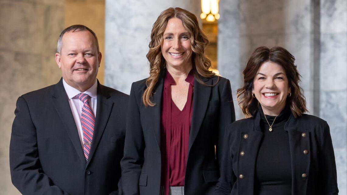 8th District Legislators Sen. Matt Boehnke, R-Kennewick, Rep. Stephanie Barnard, R-Pasco and Rep. April Connors, R-Kennewick. Boehnke was new to the Senate this year, while Barnard and Connors were freshman lawmakers.