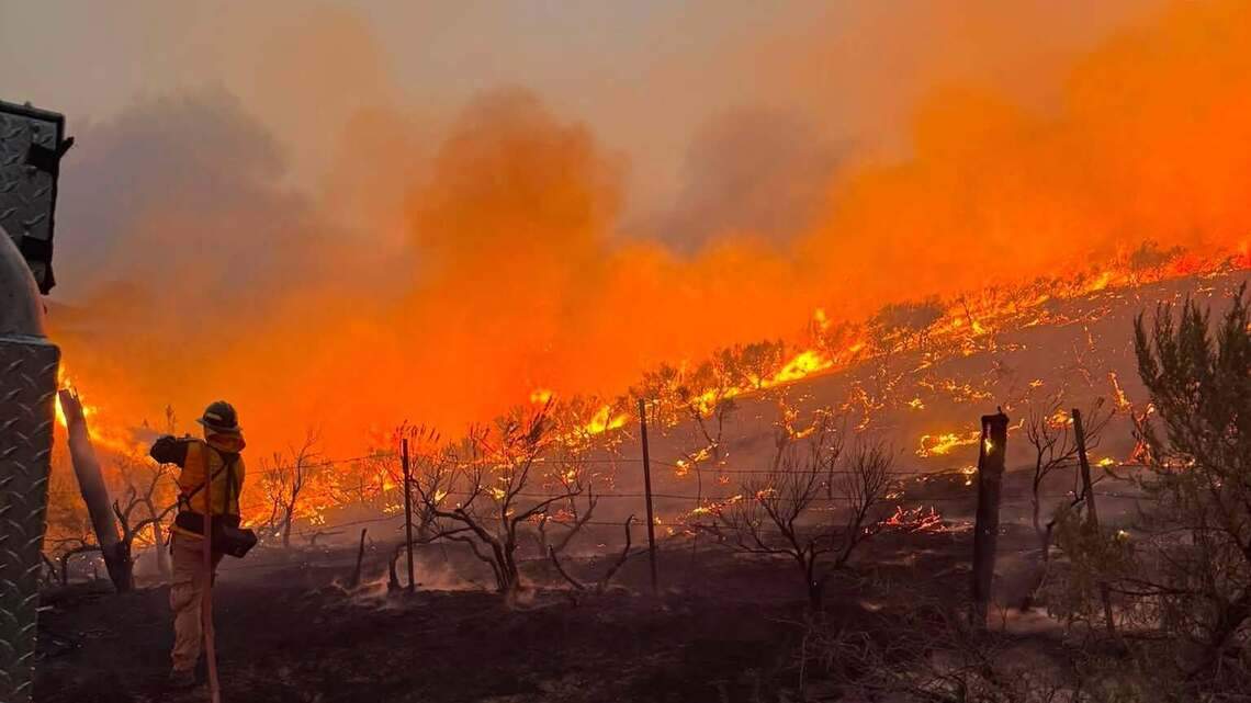 Update: Raging wildfire closed I-84 in Oregon. No local detours available