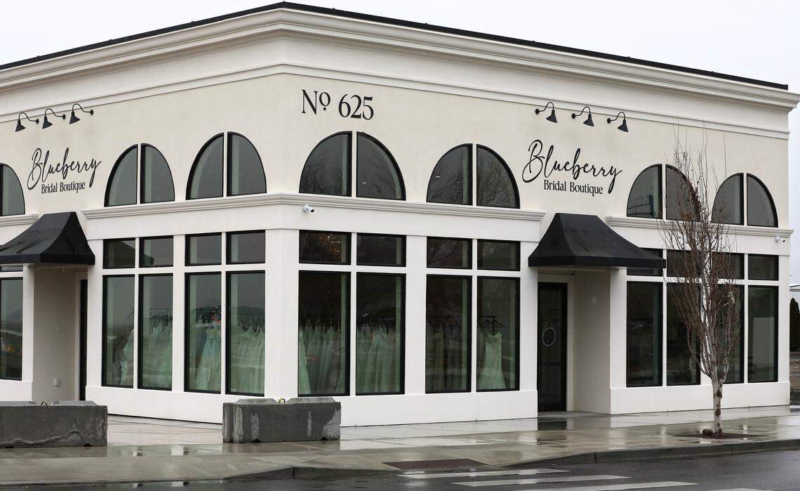 The Blueberry Bridal Boutique has opened in their newly built building at 625 Crosswind Blvd. in the Vista Field development in Kennewick.