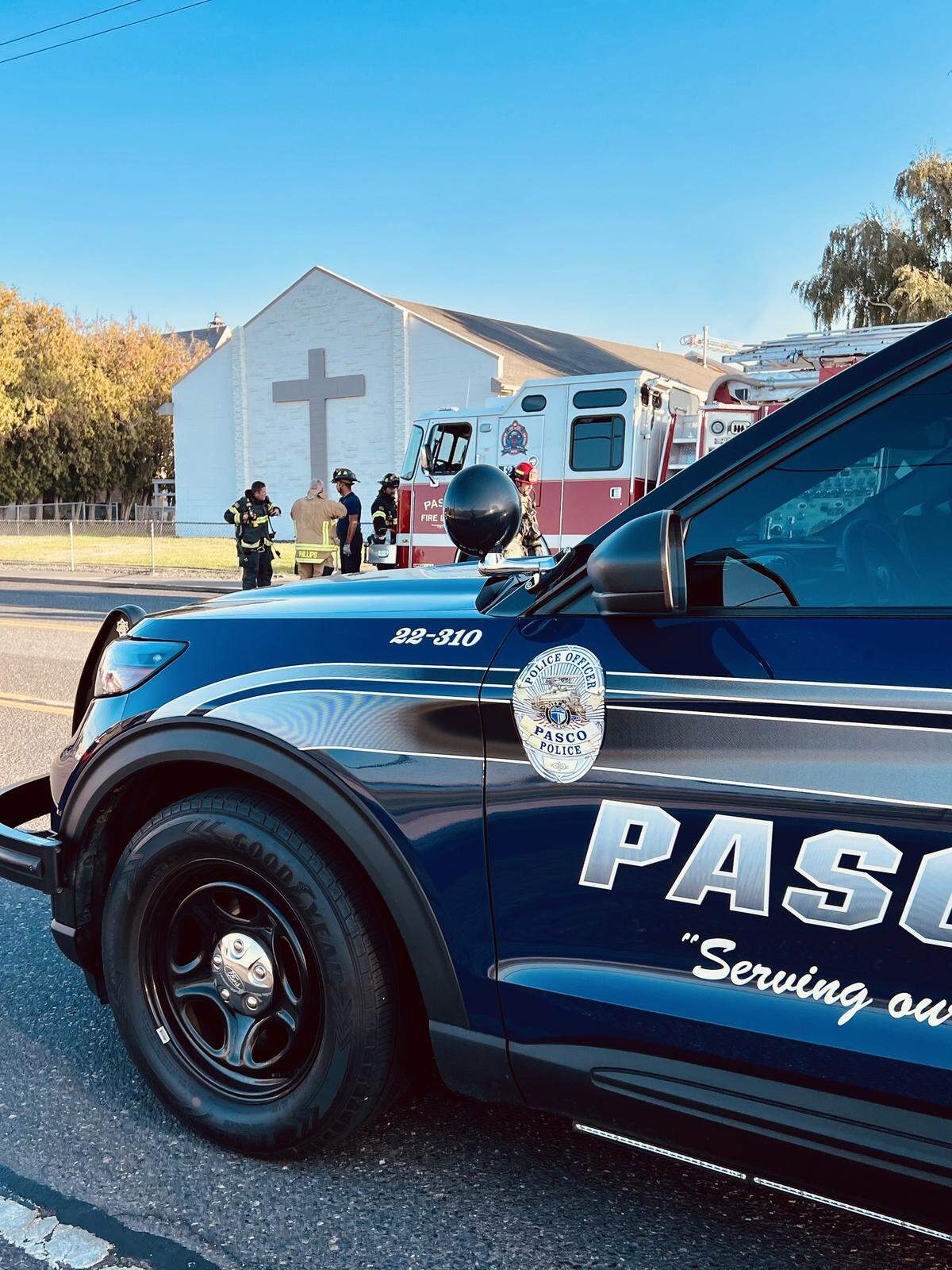 A Tri-Cities man is accused of a string of arson fires that ended with the burning of a Pasco church.