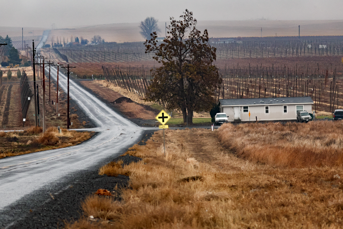 Two people died after a violent confrontation in a rural area of west Benton County on Saturday evening.