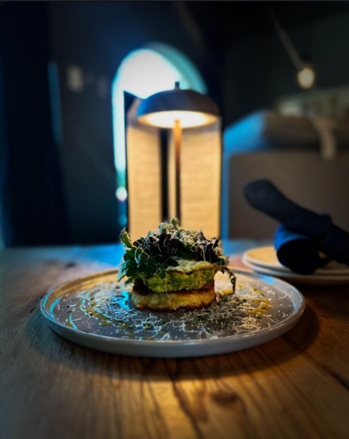 The new brunch menu includes the Tartine du Matin, a toasted brioche with avocado, a fried egg, pancetta and kale salad.