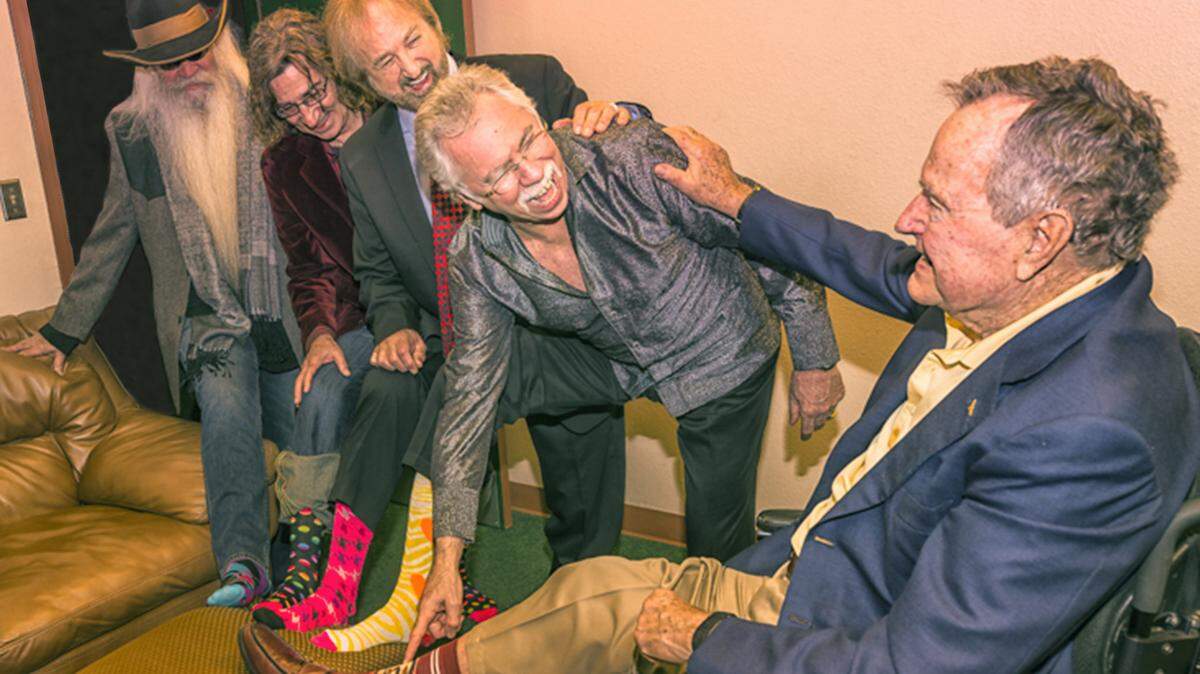 The Oak Ridge Boys with former President George H.W. Bush.