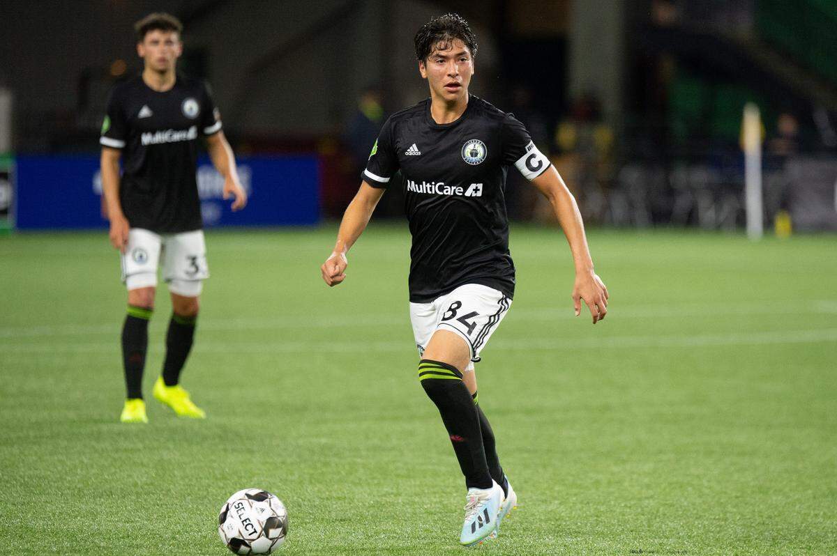 Josh Atencio was the Tacoma Defiance team captain at the age of 17.
