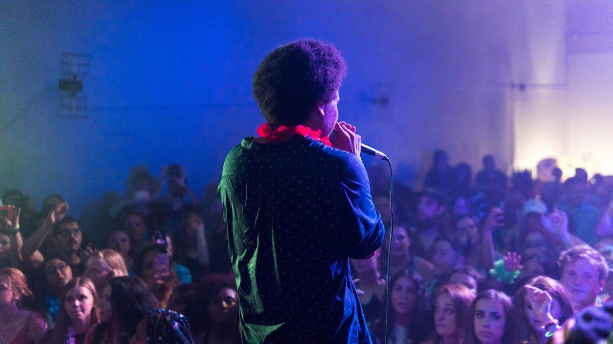 Richland rapper Karma performs during the sold out ‘Pineapple Island’ show July 14, 2018 at the Uptown Theatre in Richland.