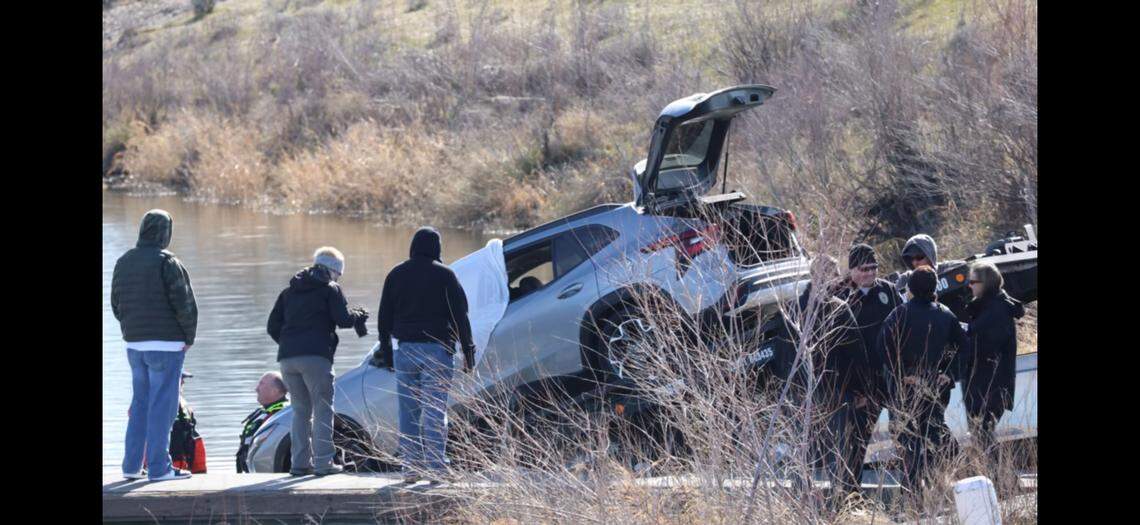 Pasco police are investigating after a body was found inside a silver SUV floating at the Chiawana Park boat launch.