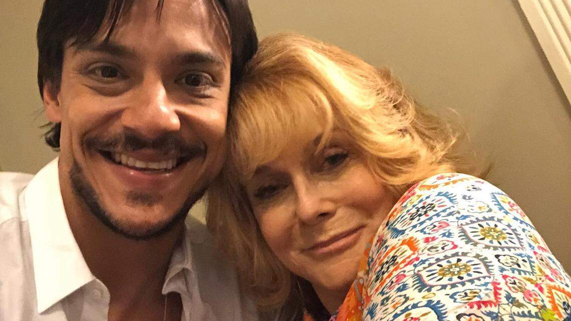 Kennewick High graduate Ricky Russert appears in “Queen Bees” with actress Ann-Margret.