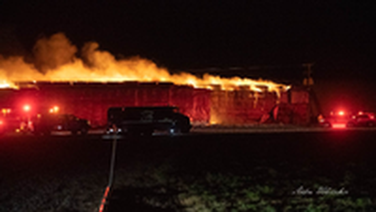Franklin County emergency crews were called to a haystack fire on Selph Landing Road about 4 a.m. Christmas morning.&nbsp;