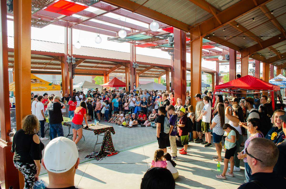 The 2022 Fiery Foods Festival in downtown Pasco included several food vendors, a pepper-eating gauntlet and live music.