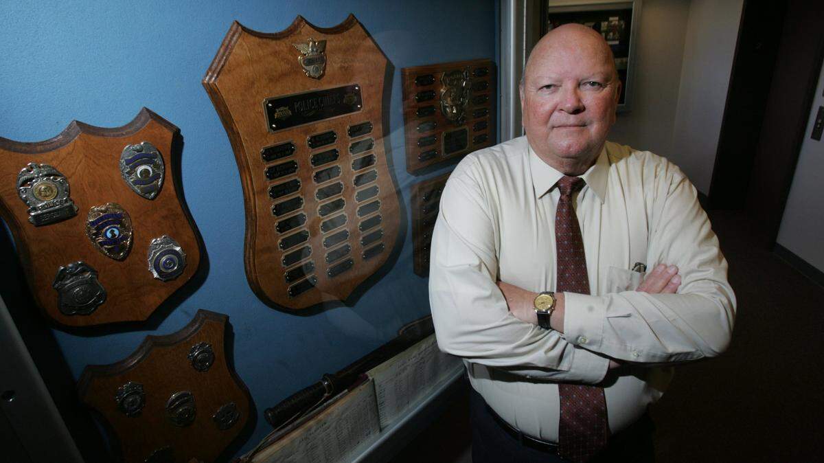 Former Pasco police Chief Denis Austin is pictured here shortly before his retirement in 2011.