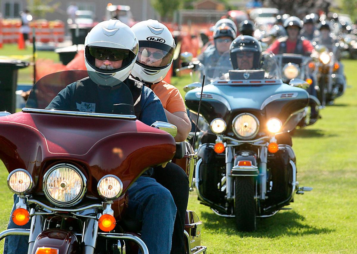 Motorcyclists on a wide variety of makes and models take part in an annual Tri-City community event celebrating the motorized two-wheelers. The state of Washington enacted a universal helmet law in 1990 mandating all riders wear a helmet. Watch a video at: tricityherald.com/video