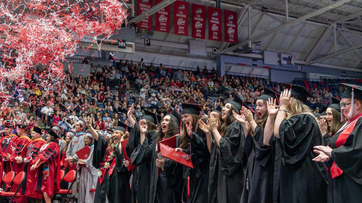 Washington State University Tri-Cities’ commencement is shown in this 2023 file photo.