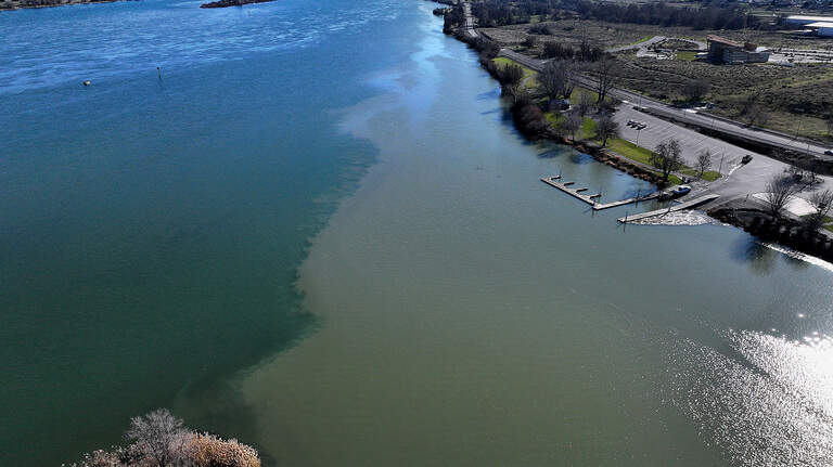 85-year-old Bateman causeway is history. How the river looks now