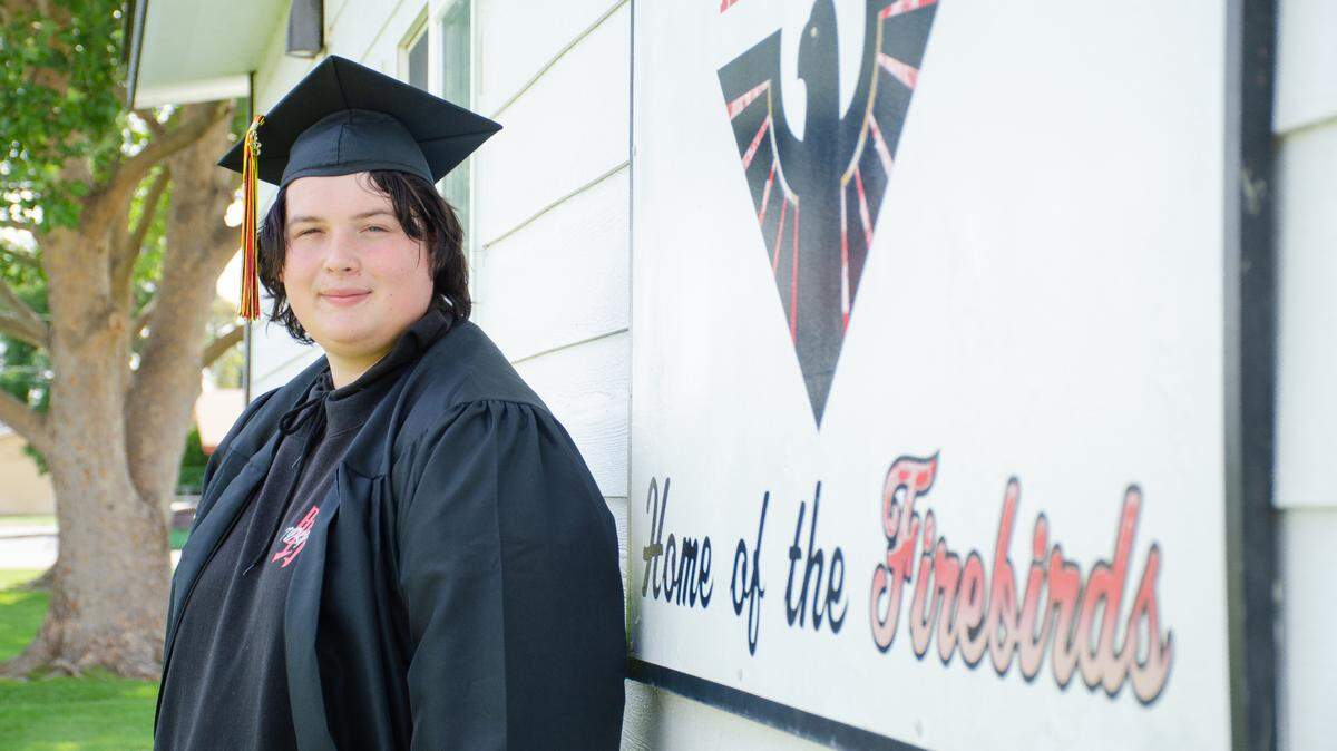 James Pierce was one of 50 seniors from River’s Edge High School in Richland, Wash, who graduated June 9. Pierce recently completed a job shadow with the National Weather Service in Pendleton, Ore., and wants to become a meteorologist.