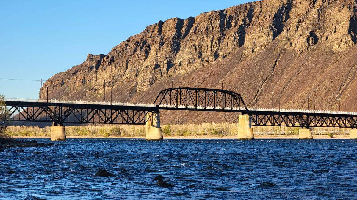 Washington State Parks has repaired and renovated the Beverly Railroad Bridge spanning the Columbia River at the town of Beverly, about 70 miles northwest of the Tri-Cities.