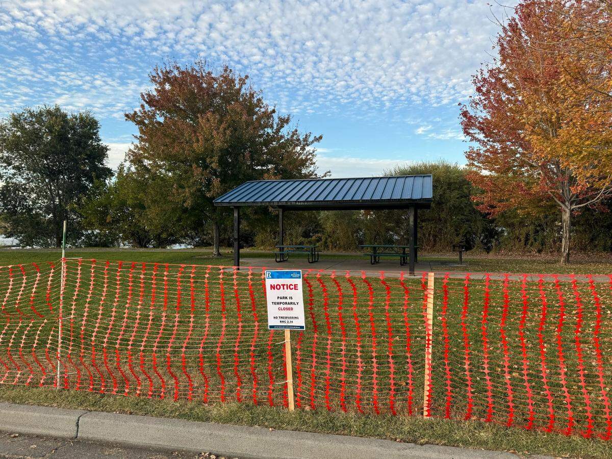 The City of Richland closed off portions of Columbia and Wye Parks on Friday, Oct. 25 in part because community members were helping unhoused people at the parks.