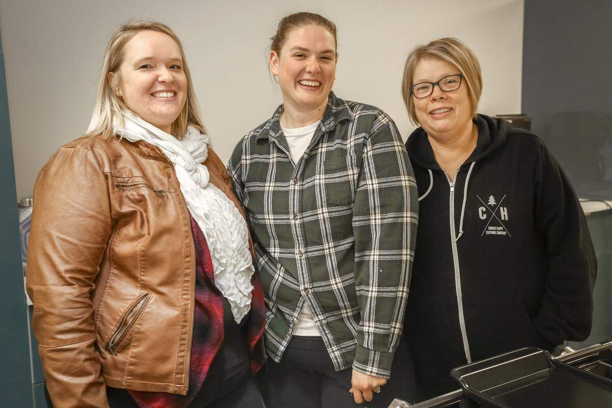 Owners of Red Mountain Kitchen Courtney Bauer, Alanna Linblom and Chris Bauer will be opening up the kitchen in December.