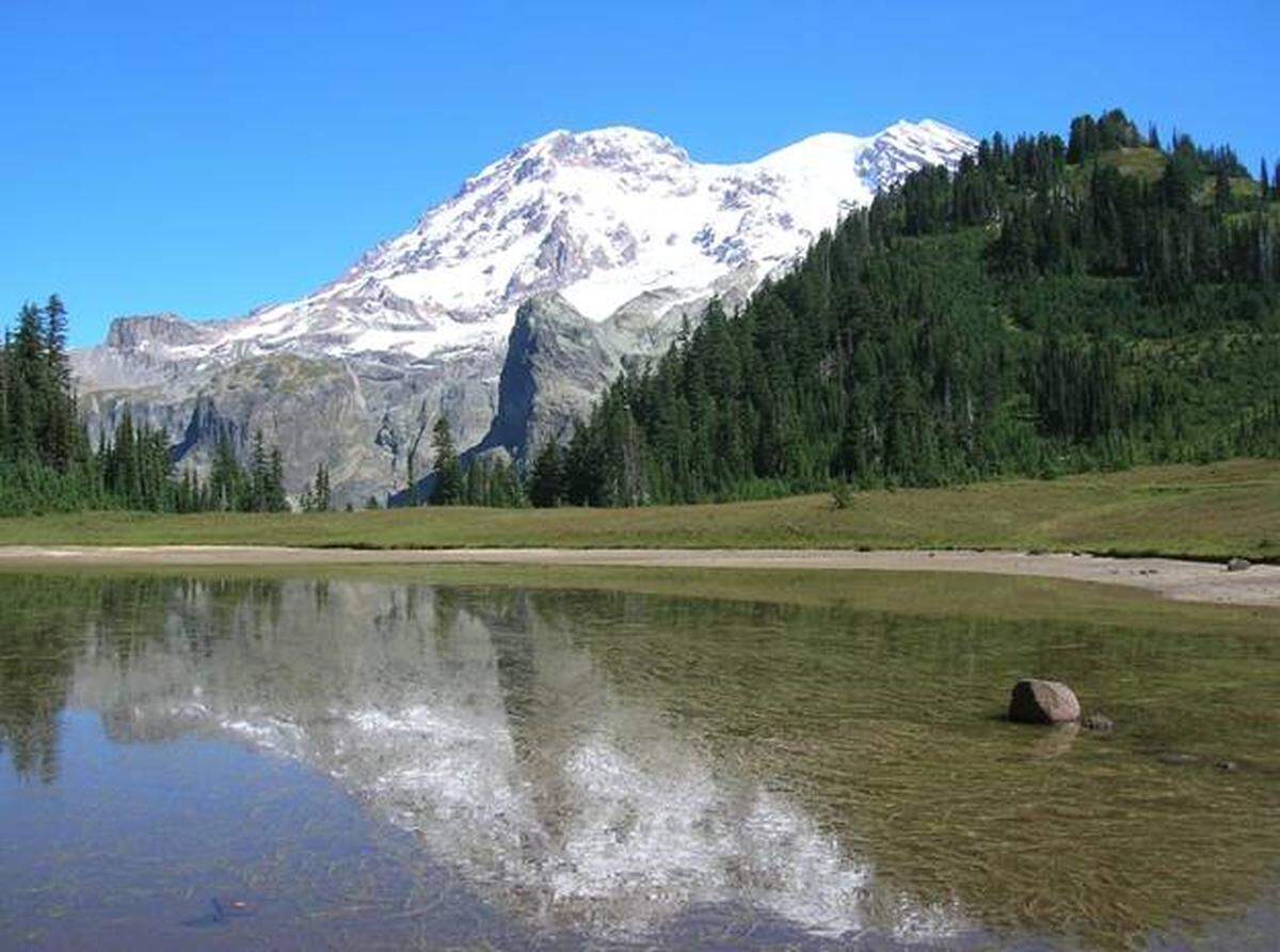 Klapatche Park on the Wonderland Trail in Mount Rainier National Park.