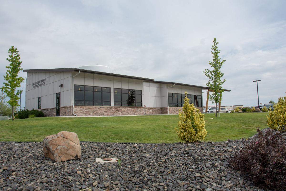The Mid-Columbia Libraries West Pasco branch is at 7525 Wrigley Dr.