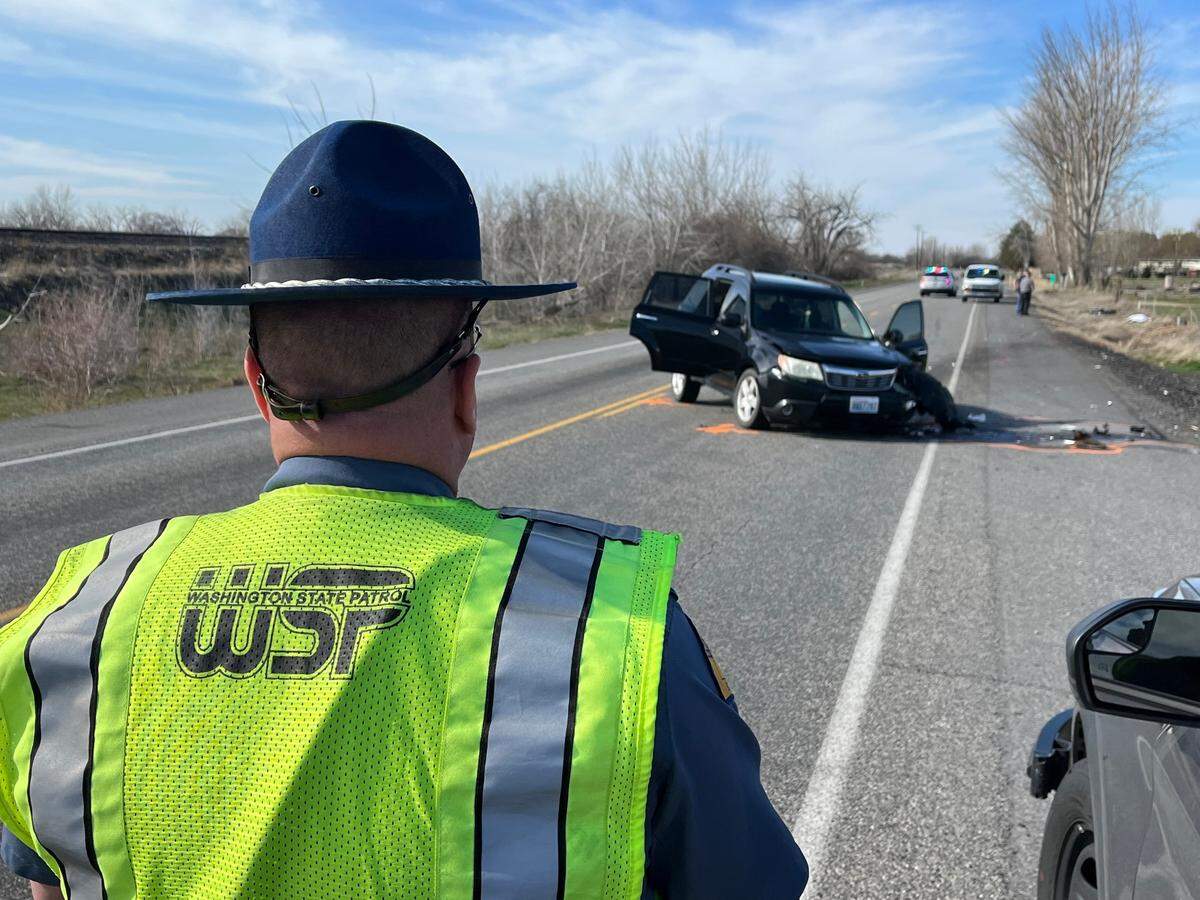 The fatal collision happened in the middle of the westbound lanes at the entry to the Columbia Place mobile home park west of River View High School in Finley.