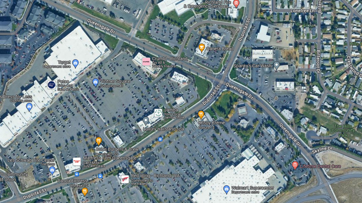 A driver ran the red light at the intersection of Queensgate Drive and Duportail Street hitting a motorcyclist.