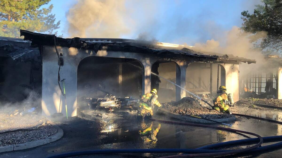 A Friday morning fire at the Sunrise Villas apartments on Union Street destroyed four apartments and left people in three of them without a home.