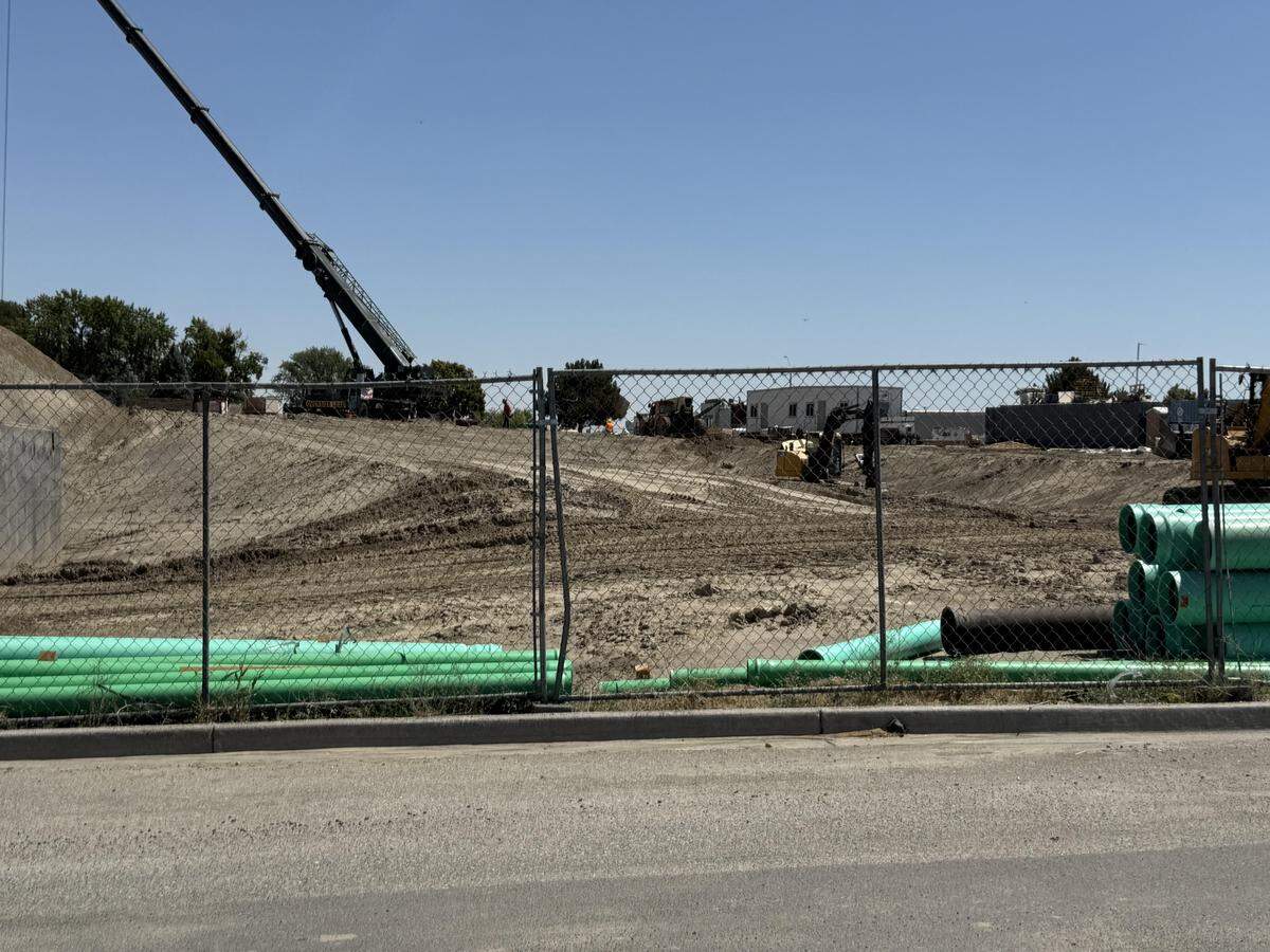 Fowler Construction prepares a site at Columbia Basin College for a five-story, 160-bed student housing facility, funded by bonds.