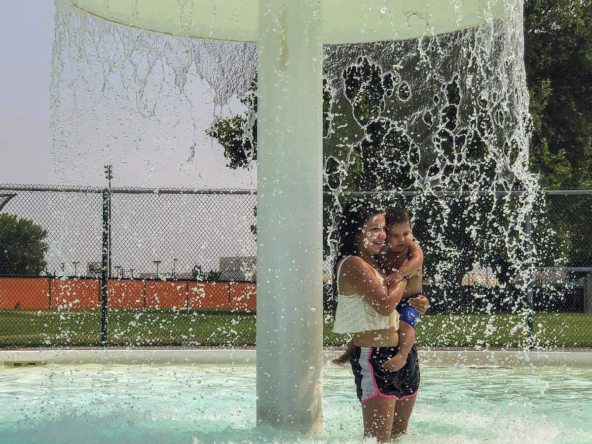 The Kennewick mushroom wading pool is closed until further notice because of the chlorine shortage.