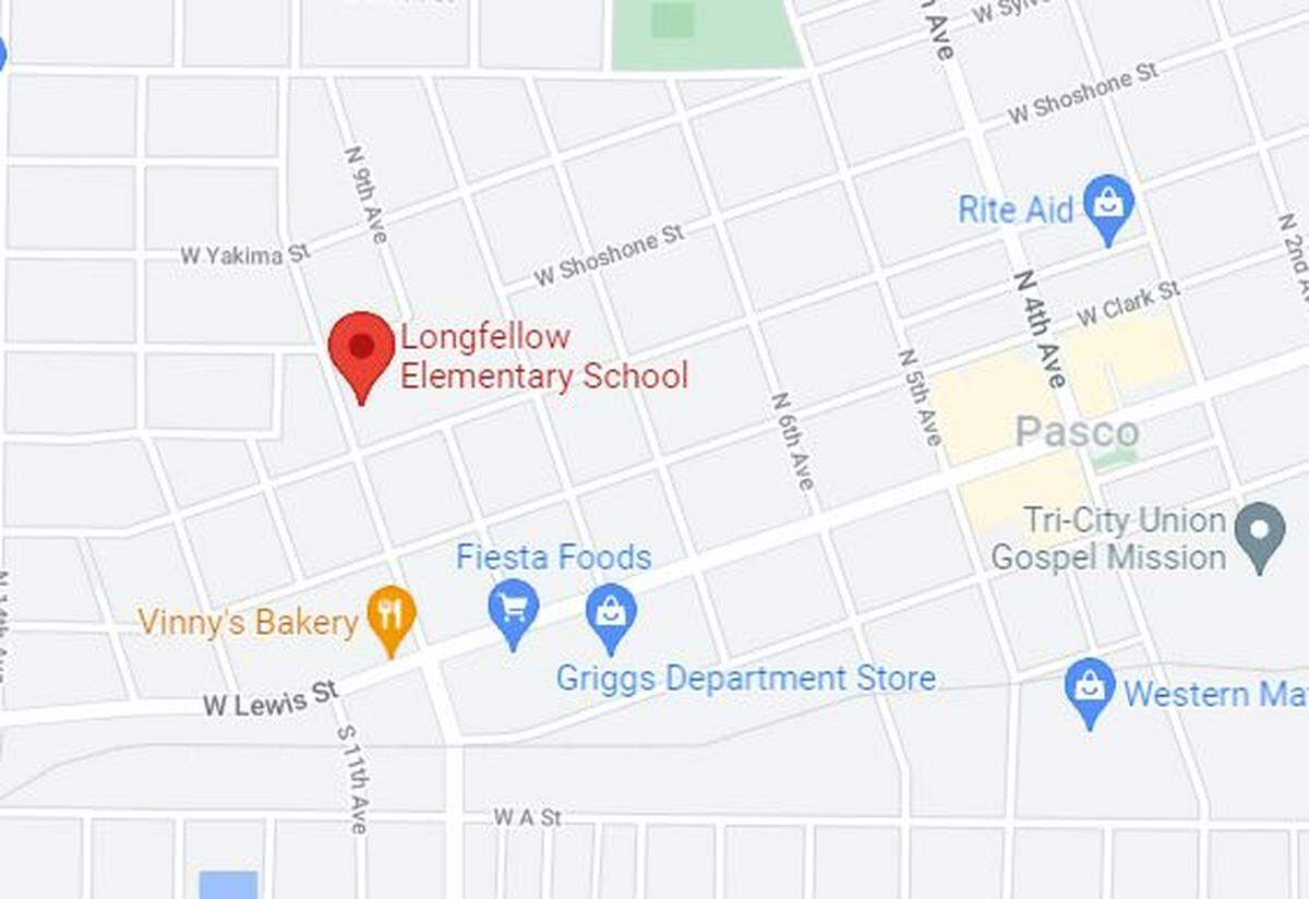 The bus was in the turnaround lot at Longfellows Elementary School when the driver was stabbed and crashed.