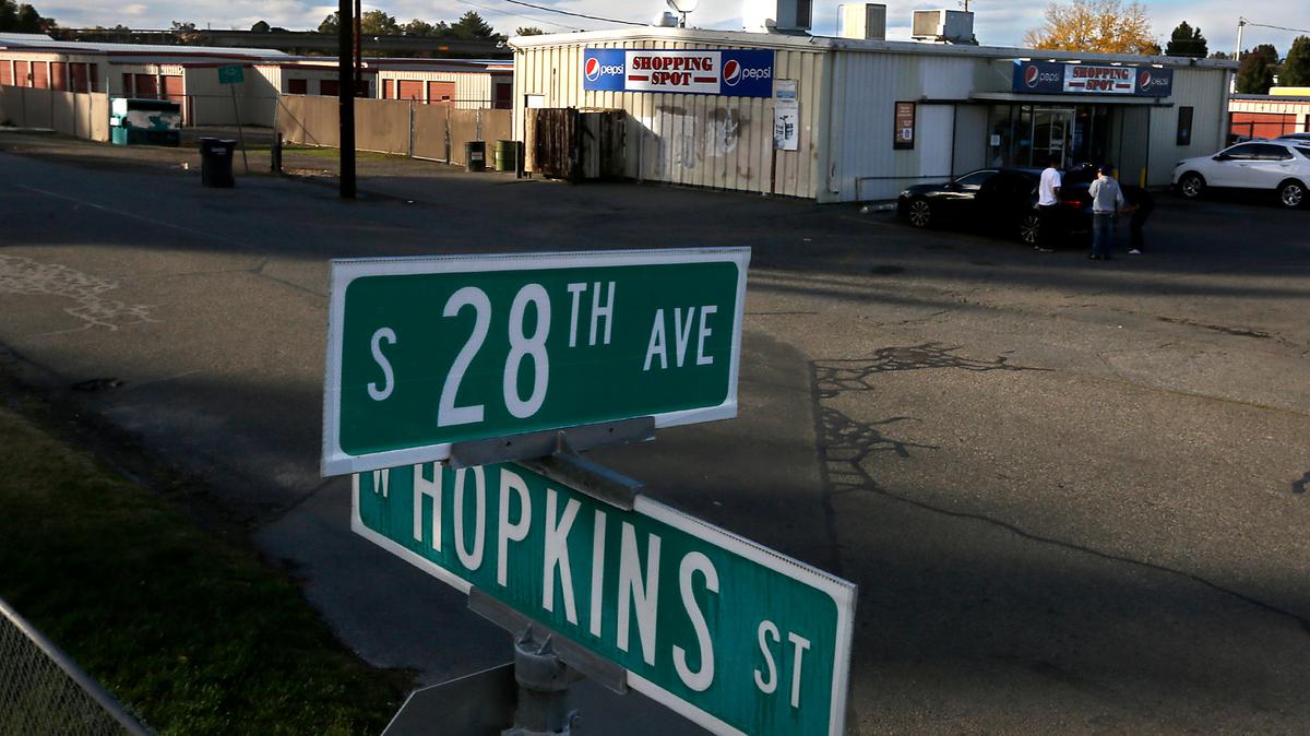 A woman was found not breathing behind the Shopping Spot convenience store in Pasco on Sunday.
