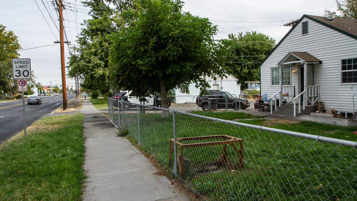 A man was found dead in downtown Kennewick following sounds of gunfire on the 200 block of South Washington Street.