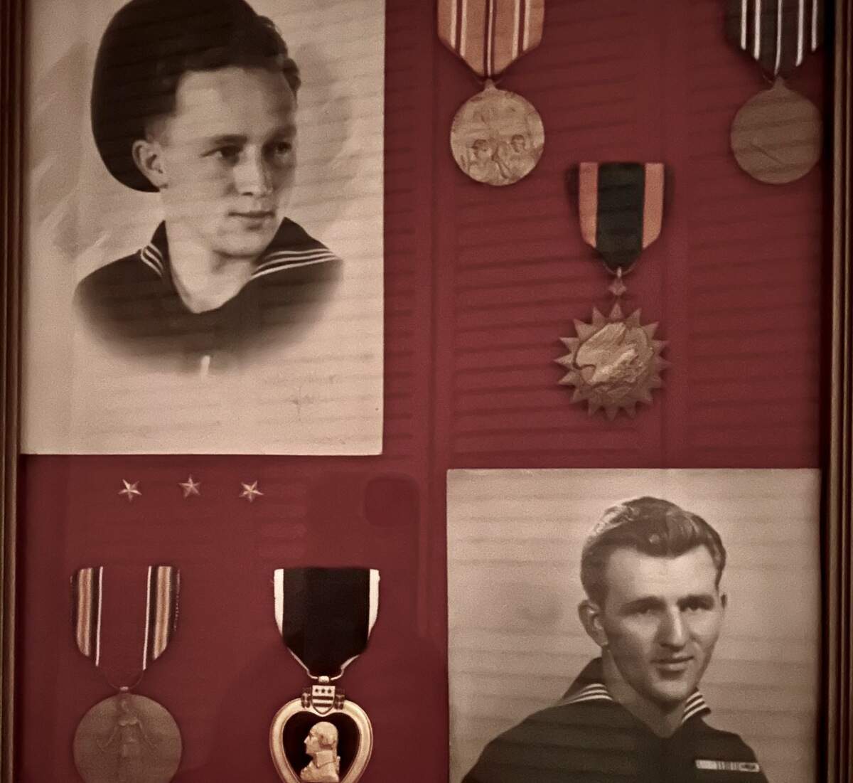 Wallace Nelson Sand (top) and brother Cyrus Harvey Sand (right) of Pasco, Wash., made the ultimate sacrifice in World War II.