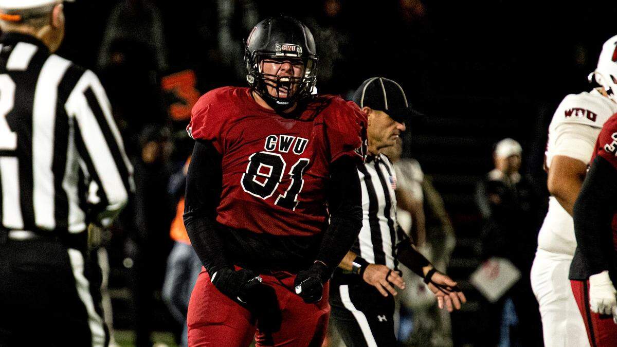 Chiawana High grad Christian Penny is a standout player this year at Central Washington University.