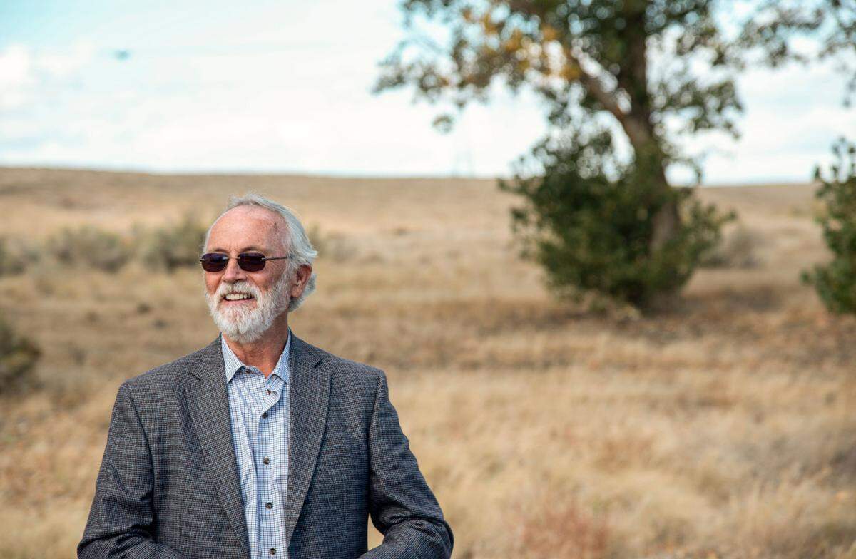 Rep. Dan Newhouse, seen here on a visit to Rattlesnake Mountain near the Tri-Cities in 2020.