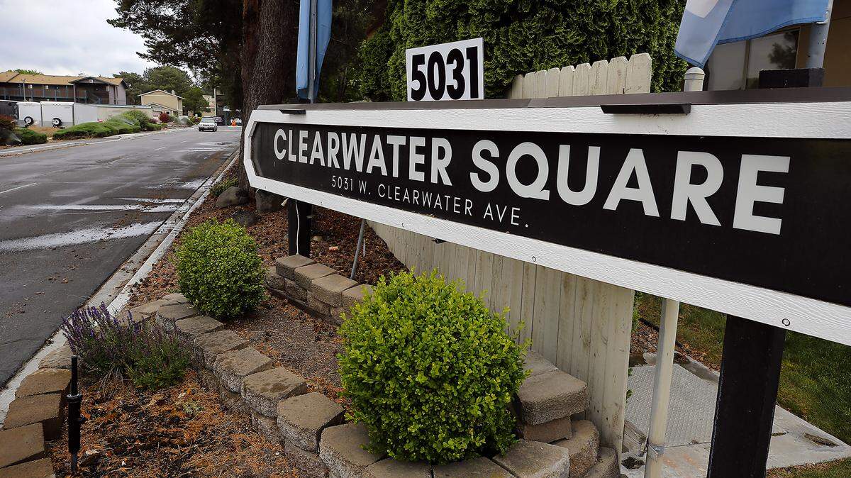 The Clearwater Square apartment complex is at 5031 W. Clearwater Ave. in Kennewick.