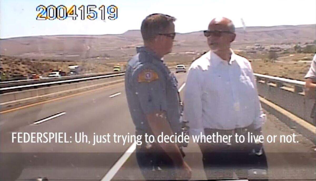 Washington State Patrol troopers on July 9, 2018, found Doug Federspiel peering over the edge of an Interstate 82 bridge near Selah. The Yakima County Superior Court judge told troopers he had just given up.