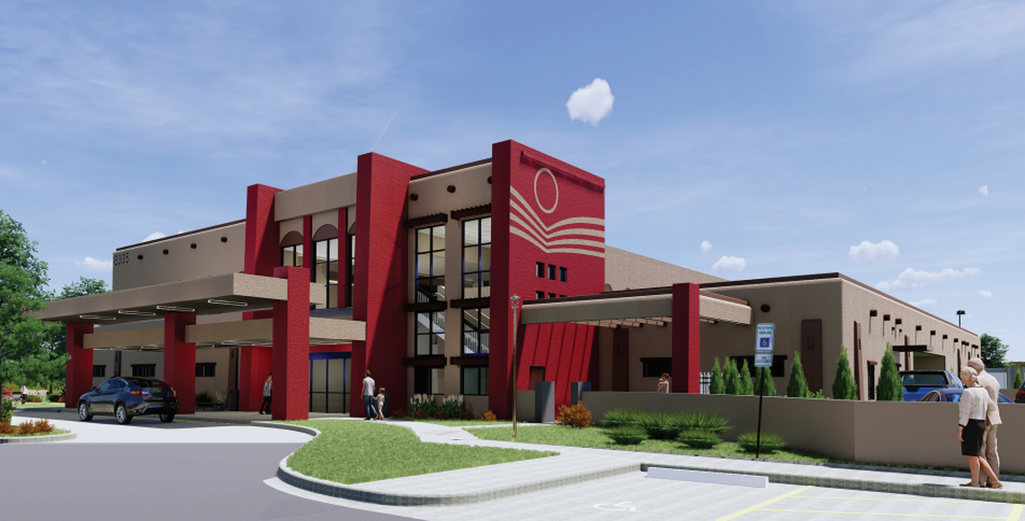 Miramar Health Center, shown in this artist’s rendering, could be ready to start providing medical, dental and pharmacy services in early 2021 in Kennewick.