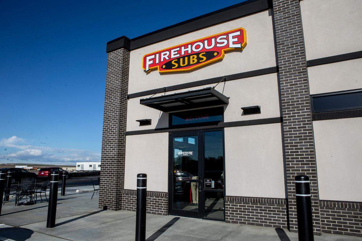 A new Firehouse Subs location opened near Horn Rapids housing development in Richland on Friday.
