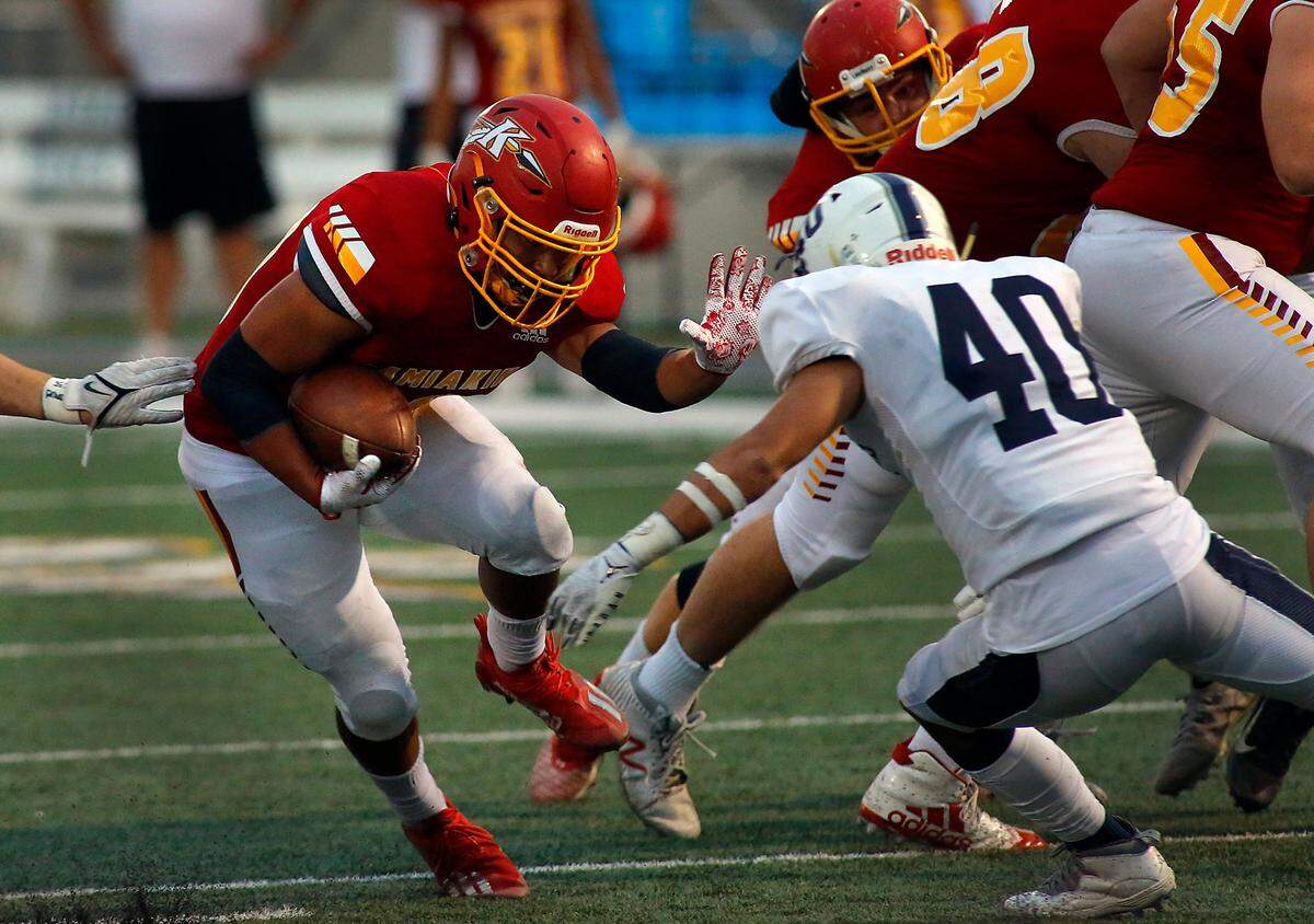 Kamiakin running back Luis Salgado scored three touchdowns against Richland in Week 3.