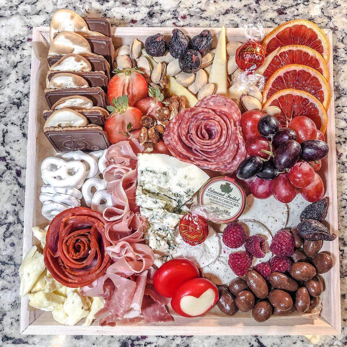 Kari England, private sales manager at Terra Blanca Winery, launched On the Board charcuterie business in December and creates spreads ranging from $25 to $120.