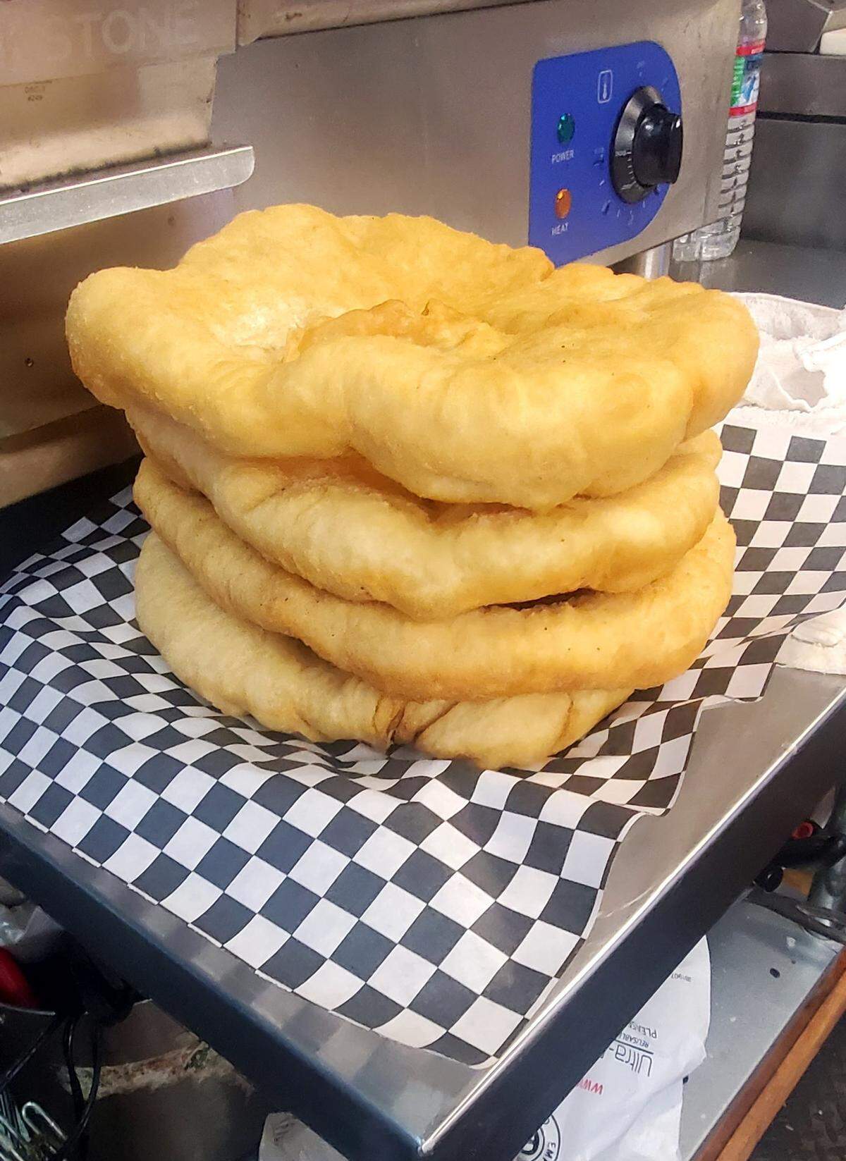 Fresh fry bread by Ernestine Jim