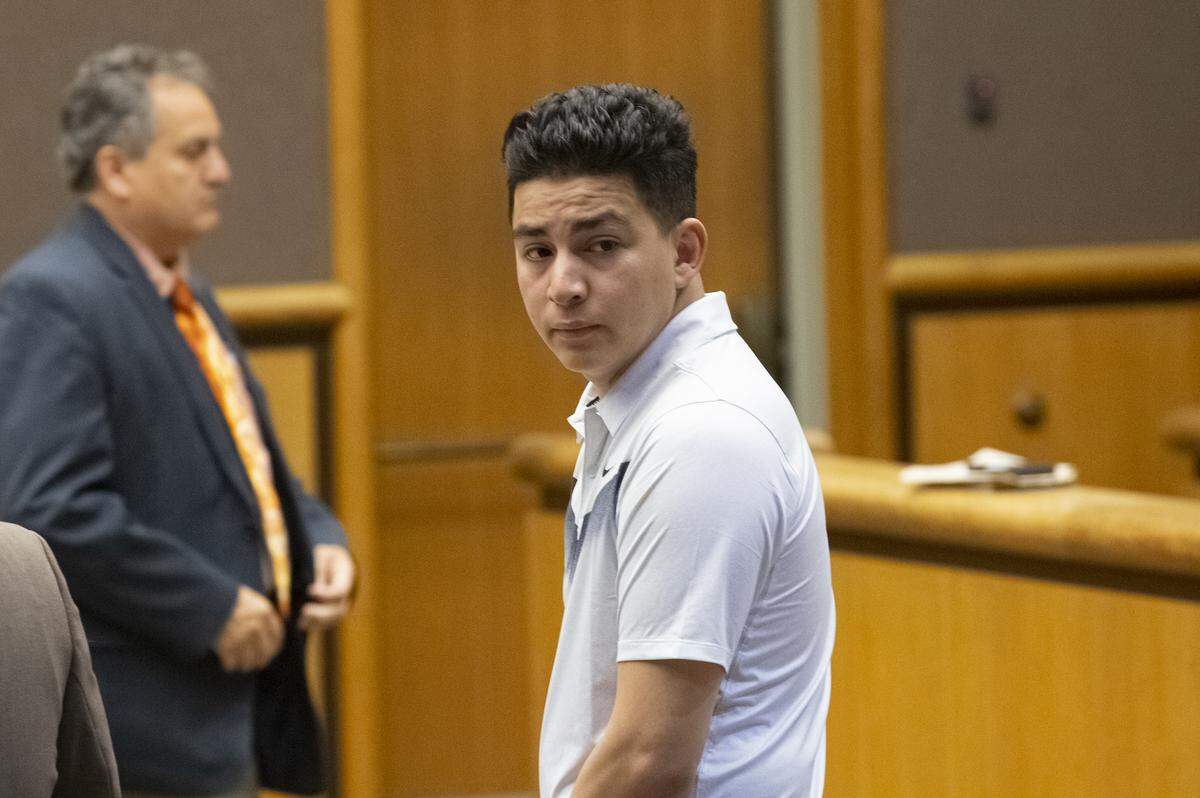 Oscar Perez pleads guilty in Benton County Superior Court in Kennewick on Thursday to three charges of rape of a minor in Benton County Superior Court in Kennewick.