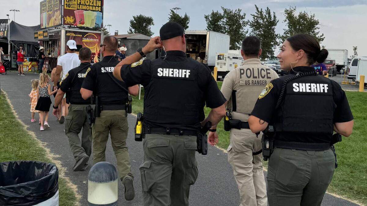 Night shift officers from the Grant County Sheriff’s Office, Moses Lake Police Department and Bureau of Land Management will be at the Grant County Fairgrounds following Friday night’s shooting of two teen girls.