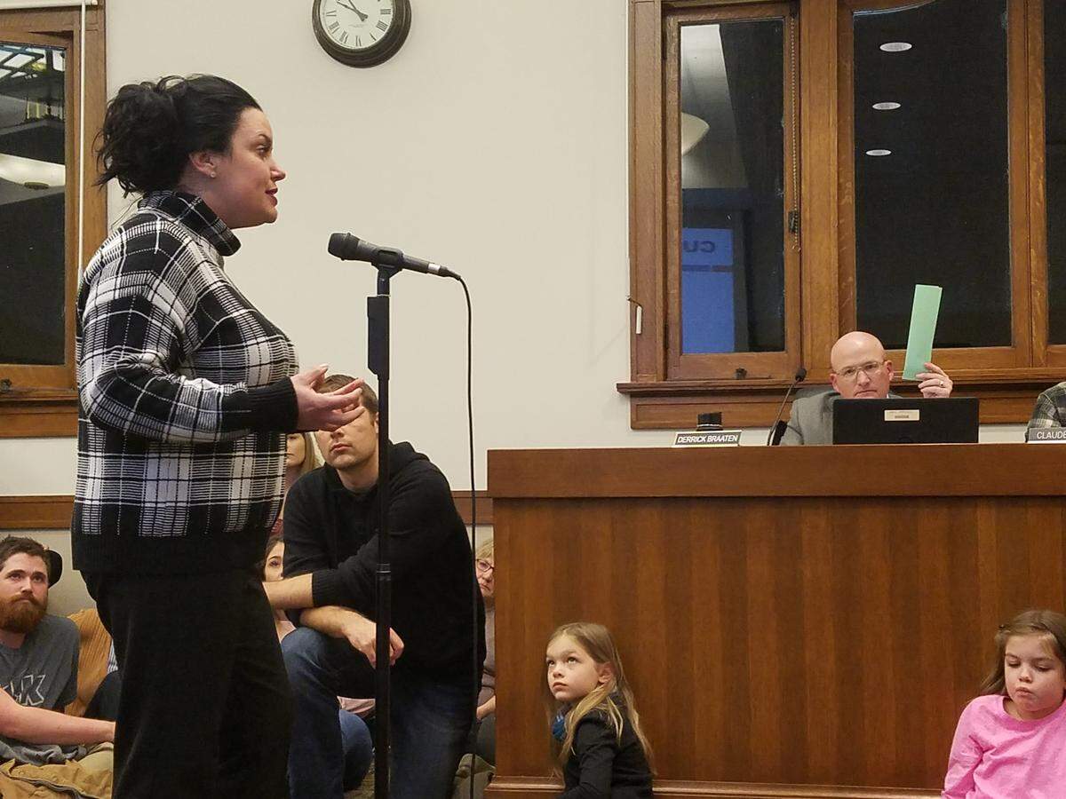 KyLee Shumway voiced her concerns about a Mirror Ministries home which would create a restoration center for sex trafficking survivors