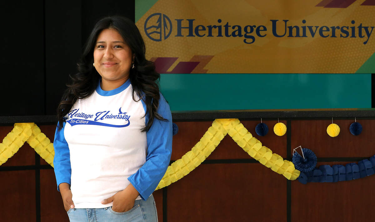 “I decided I wasn’t going to let poverty or stereotypes define me. Education became my tool for empowerment—for me, my family, and my community,” says Yesenia Aquino-Bautista, regional assistant director at Heritage University.