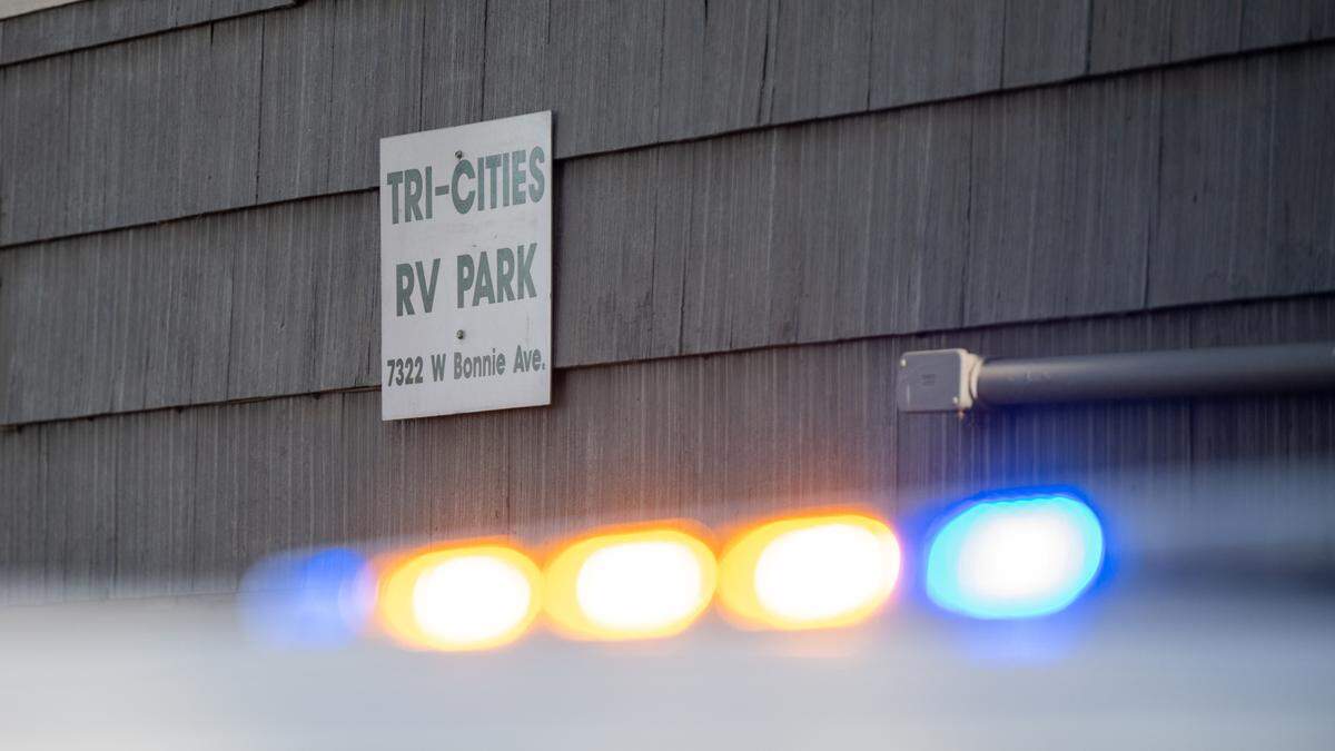 Kennewick firefighters were called to a RV fire at the Tri-Cities RV Park, 7322 W Bonnie Ave., on Saturday morning. A teen escaped and his sister was hospitalized, said police.
