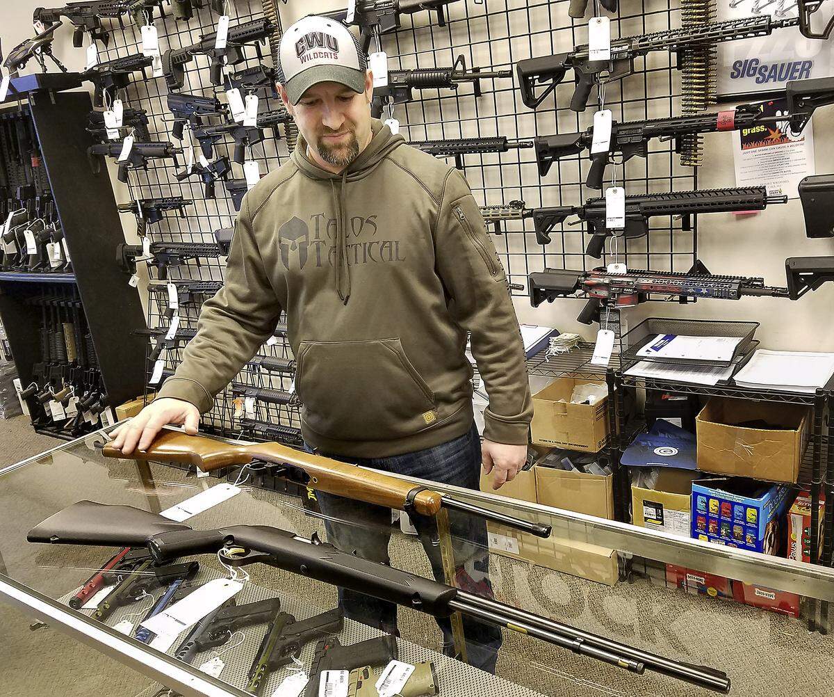 Matt Cieslar, owner of Talos Tactical, plans to continue selling semi-automatic rifles at his West Richland gun store to law abiding customers between the ages 18-20 years until July 1 because he believes the term “assault rifle” remains undefined by Washington state law.